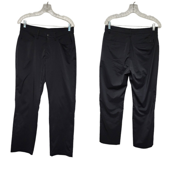 Men's Under Amour Loose Coupe Black Pants Size 32X30